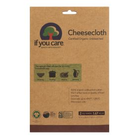 If You Care Cheesecloth - Unbleached - Case of 24 - 2 Yard