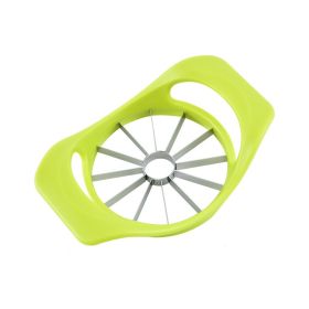 Stainless Steel Fruit Slicer Household Plastic Fruit Splitter (Option: Eight Slitting-Green)