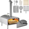 Outdoor Party Stainless Steel Portable Wood Pellet Burning Pizza Oven With Accessories