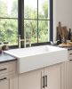 37&quot;L x 19&quot; W Farmhouse/Apron Front White Kitchen Sink