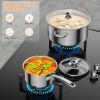 Household Daily Delicacies Pot Safe Non-Stick Cookware Set