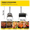 Outdoor Party Stainless Steel Portable Wood Pellet Burning Pizza Oven With Accessories