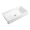 37&quot;L x 19&quot; W Farmhouse/Apron Front White Kitchen Sink