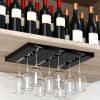 1pc Perforated Free Goblet Holder For Living Room Kitchen; Wine Glass Hanging Holder; Upside Down Red Wine Glass Hanging Holder For Kitchen Living Roo