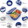 1.5L 110V/12V Electric Lunch Box Portable for Car Office Food Warmer Heater Container 40W