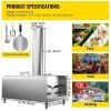 Outdoor Party Stainless Steel Portable Wood Pellet Burning Pizza Oven With Accessories