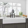 37&quot;L x 19&quot; W Farmhouse/Apron Front White Kitchen Sink