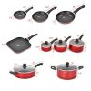 Home Delicacies Hard Anodized Nonstick Cookware Pots and Pans Pieces Set